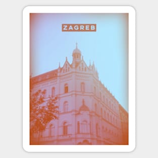 Zagreb Croatia Sticker